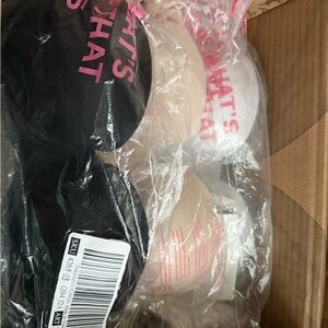 Victoria's Secret Black and Cream Bras